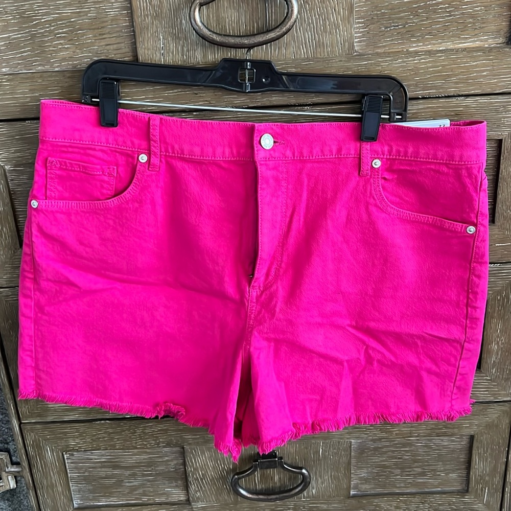 Loft high rise Jean shorts size 33